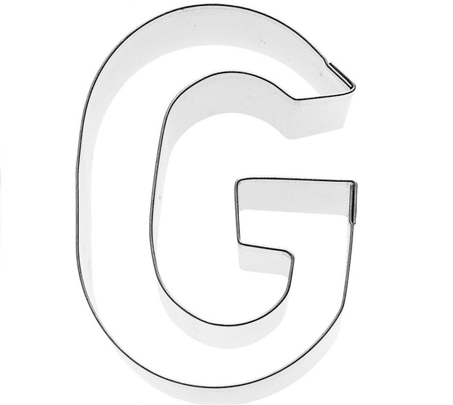 Ausstecher Buchstabe G 6cm Edelstahl