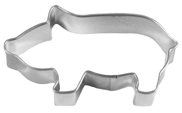 Ausstecher Schwein 7,5 cm Edelstahl