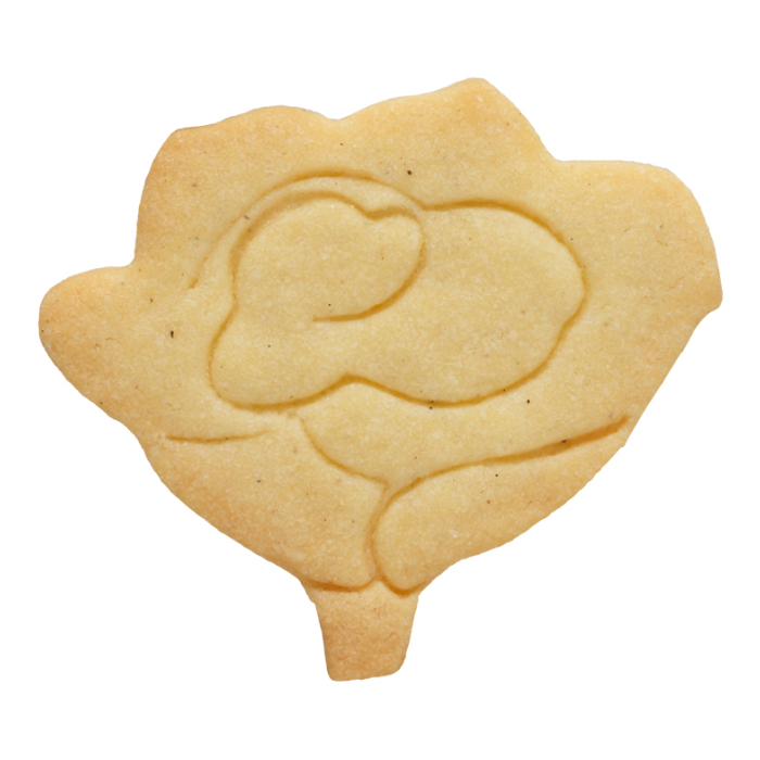 Ausstecher Rose, Innenprägung  6cm Edelstahl