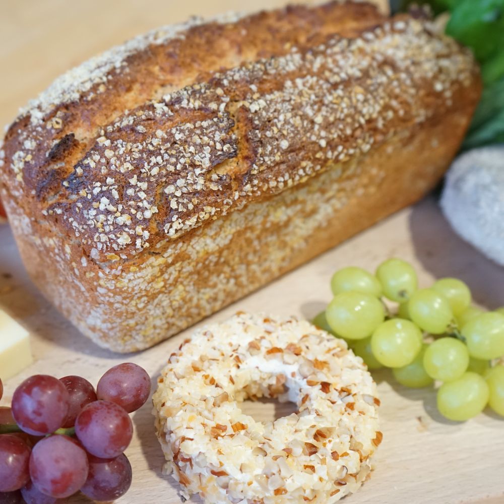 Emmer-Vollkornquarkbrot - gesund und sättigend! 
