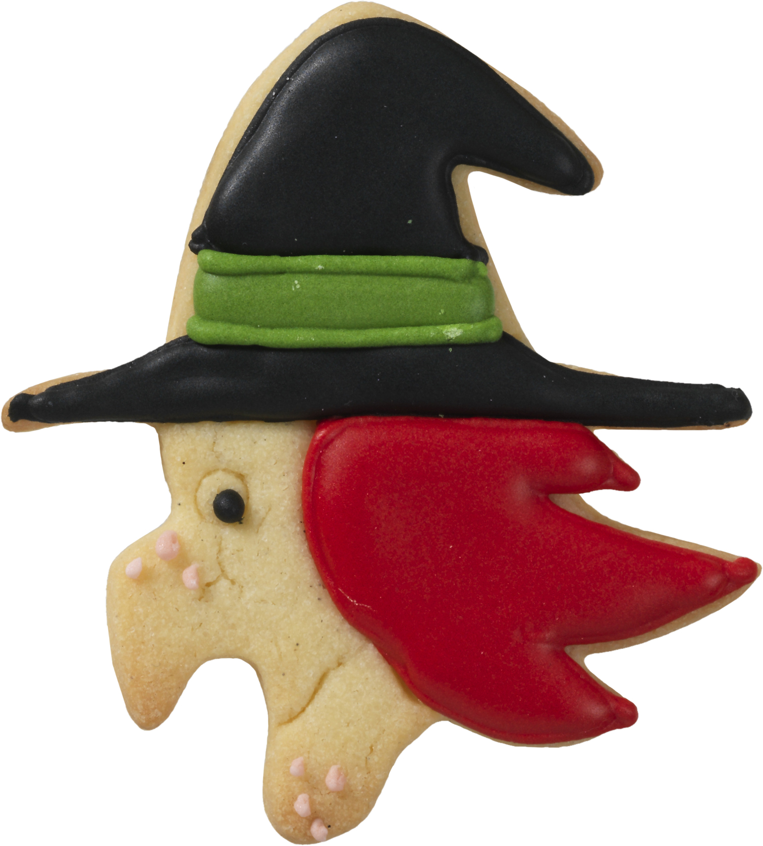 Ausstecher Hexengesicht, seitlich mit Innenprägung Edelstahl 8 cm