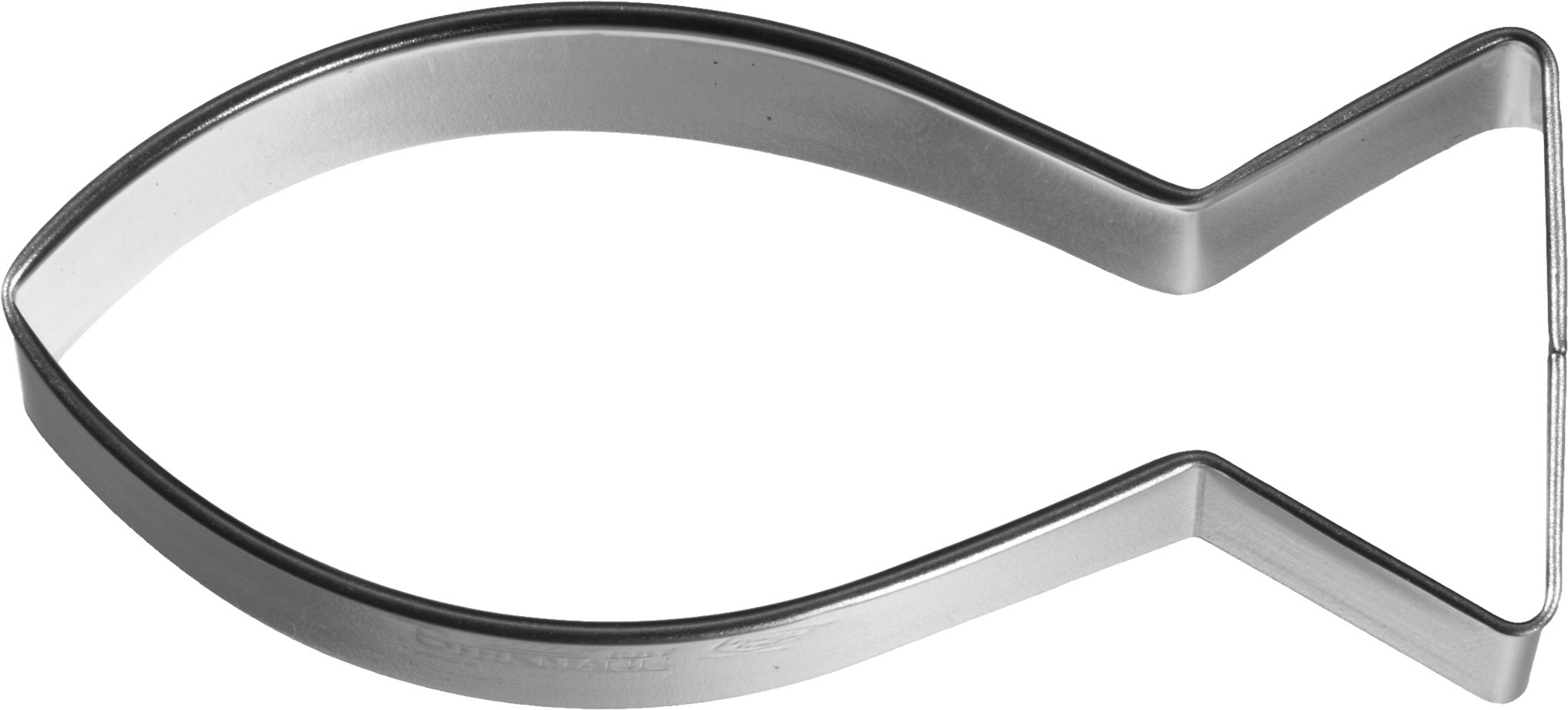 Ausstecher Christenfisch 7,5cm Edelstahl