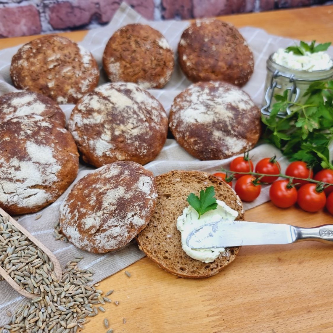 Brötchen Vinschgauer Art - Backmischung 1kg