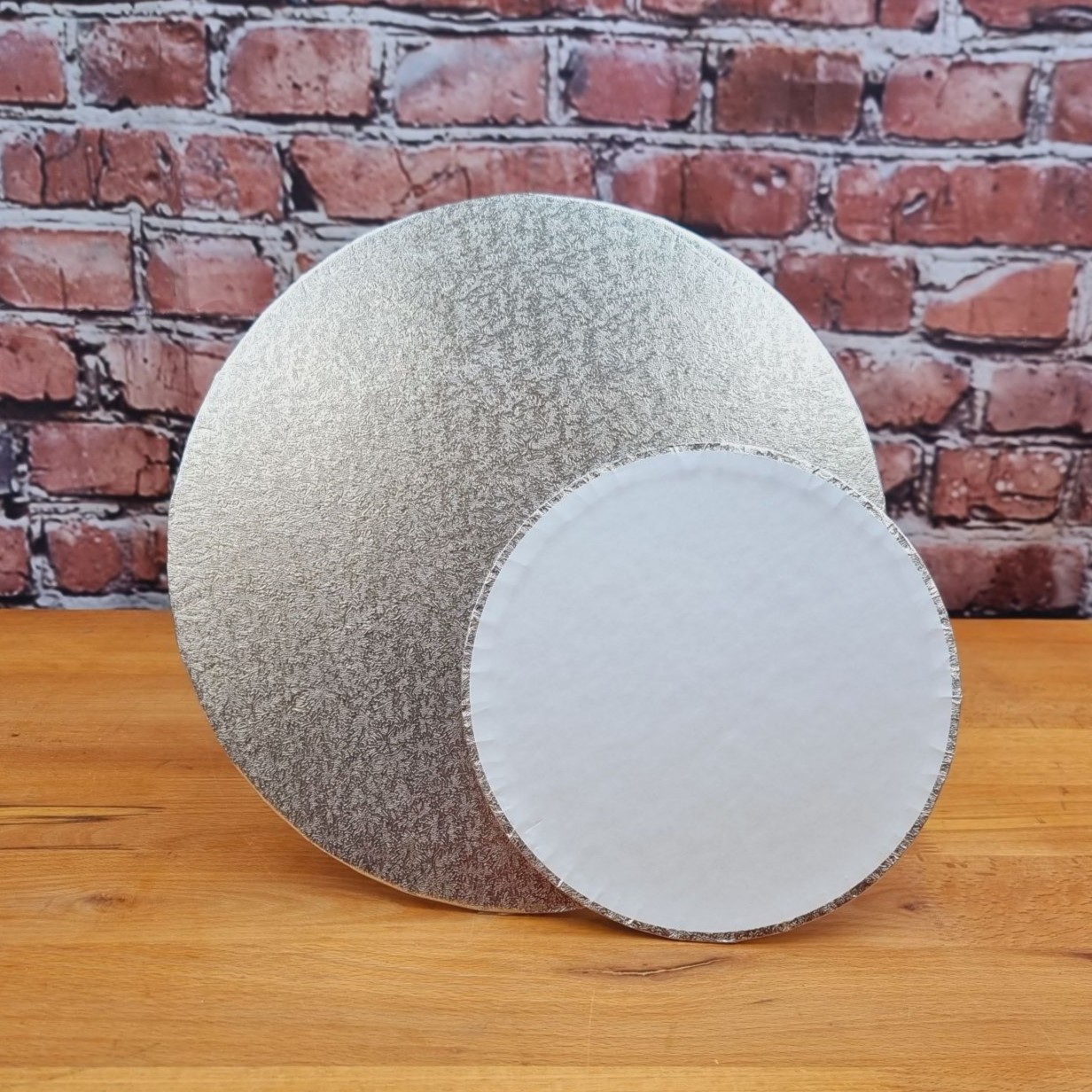 Cake Board Ø20cm silber