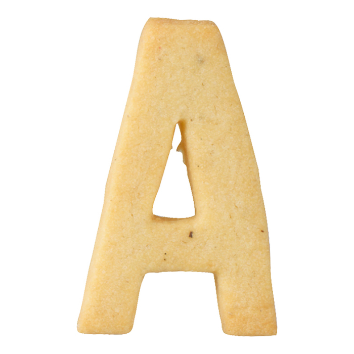 Ausstecher Buchstabe A 6cm Edelstahl