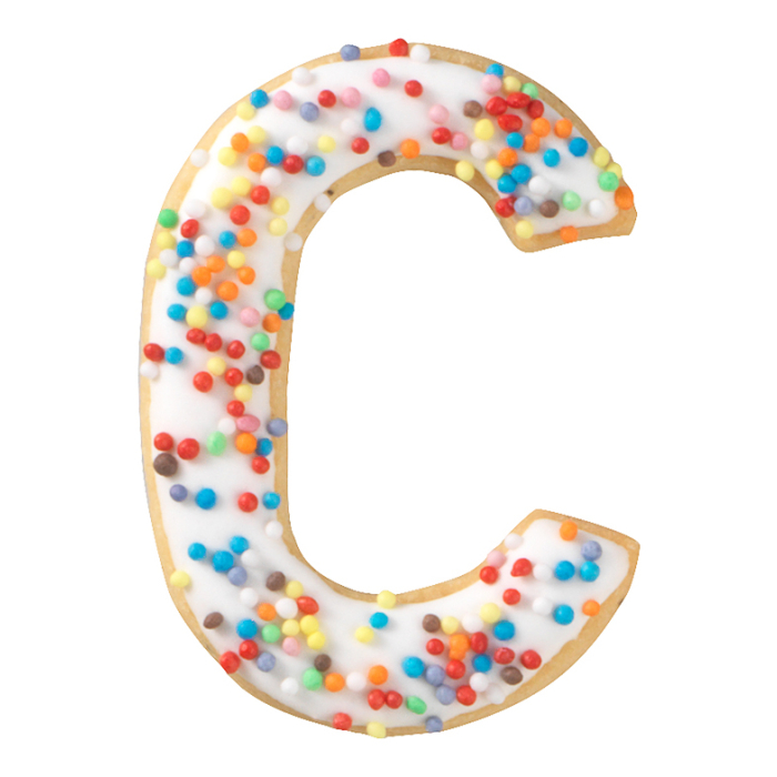 Ausstecher Buchstabe C 6cm Edelstahl
