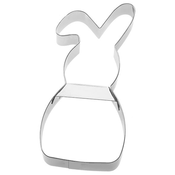 Ausstecher Hase mit Schlappohr Edelstahl 19,5 cm