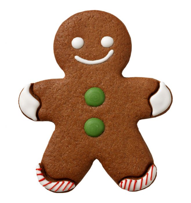 Ausstecher Gingerman mit Innenprägung 12cm Edelstahl