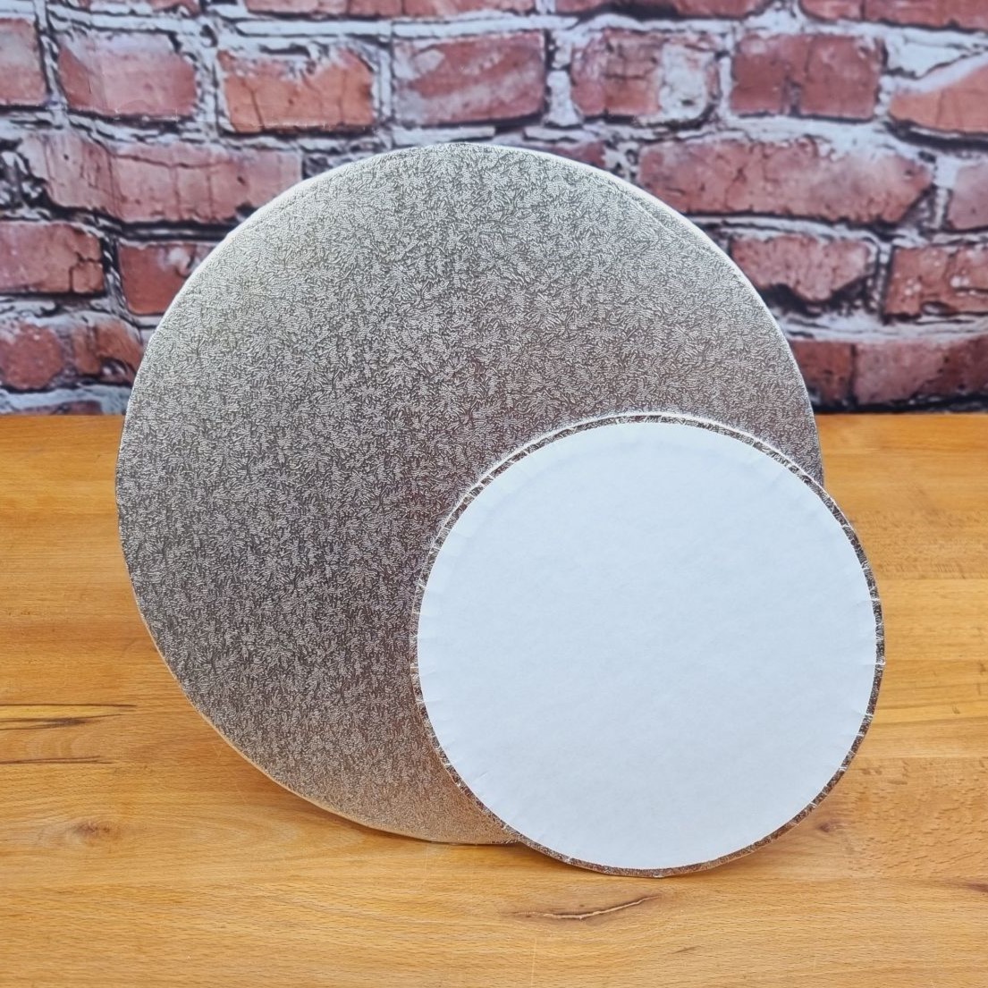 Cake Board Ø30,5cm silber