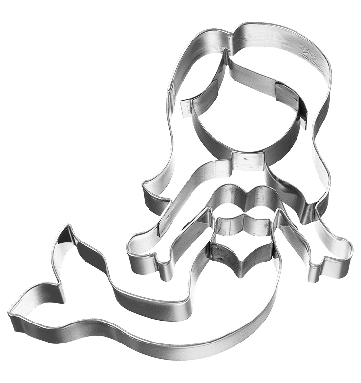 Ausstecher Meerjungfrau schwimmend 9cm