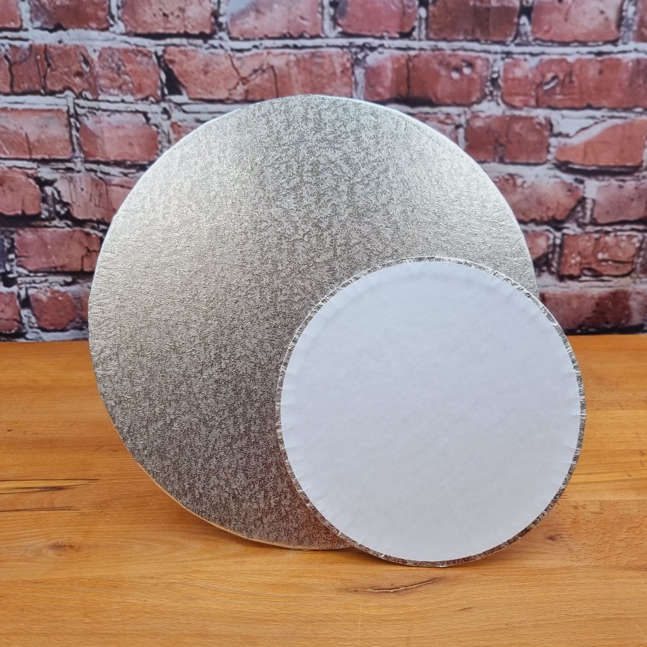 Cake Board Ø22,5cm silber