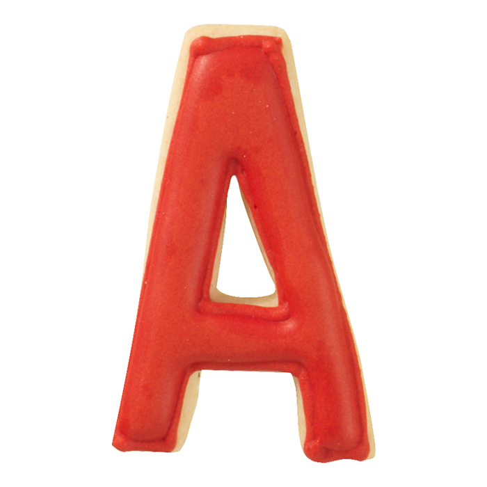 Ausstecher Buchstabe A 6cm Edelstahl