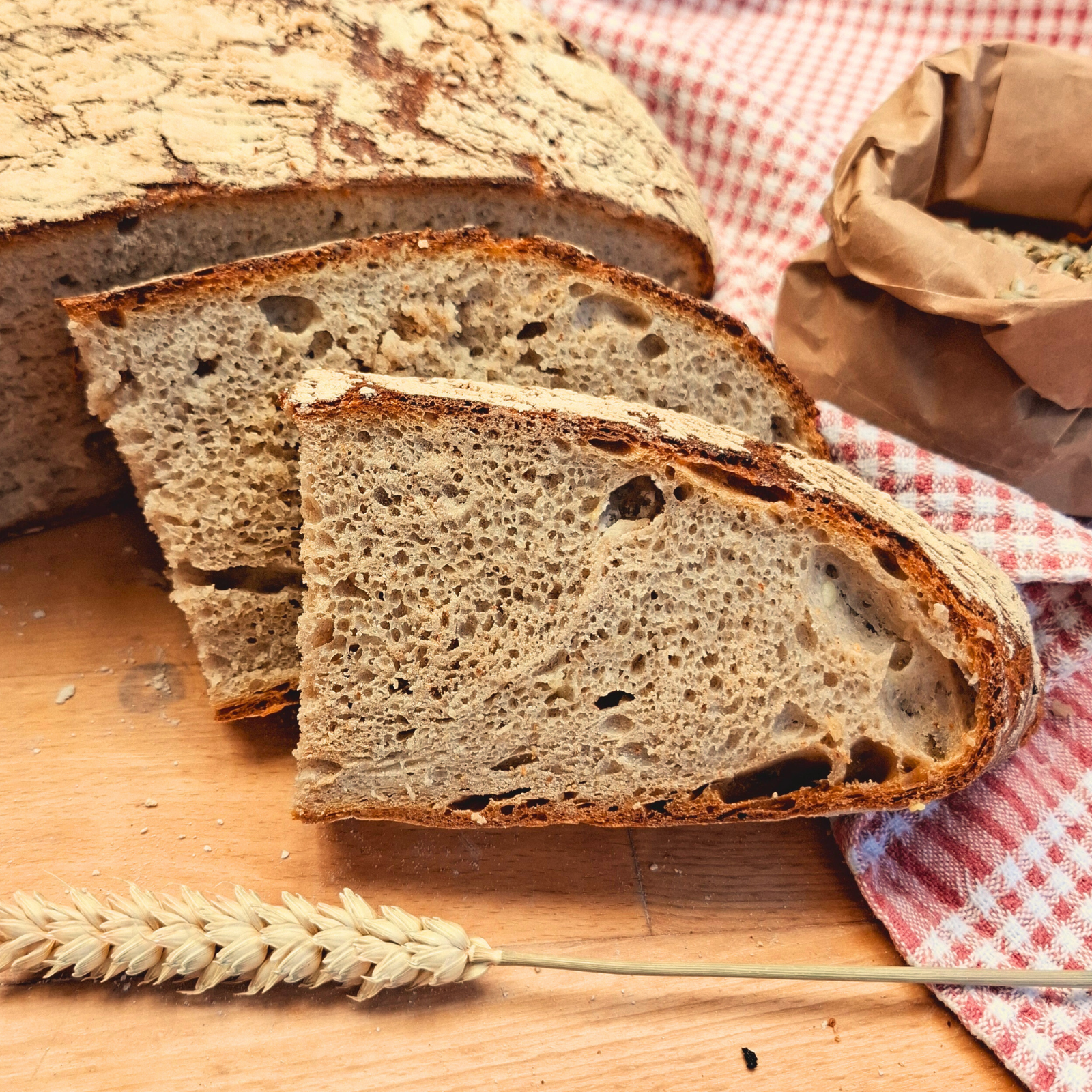 Kartoffelkruste - ein Sauerteigbrot, saftig mit langer Frischhaltung