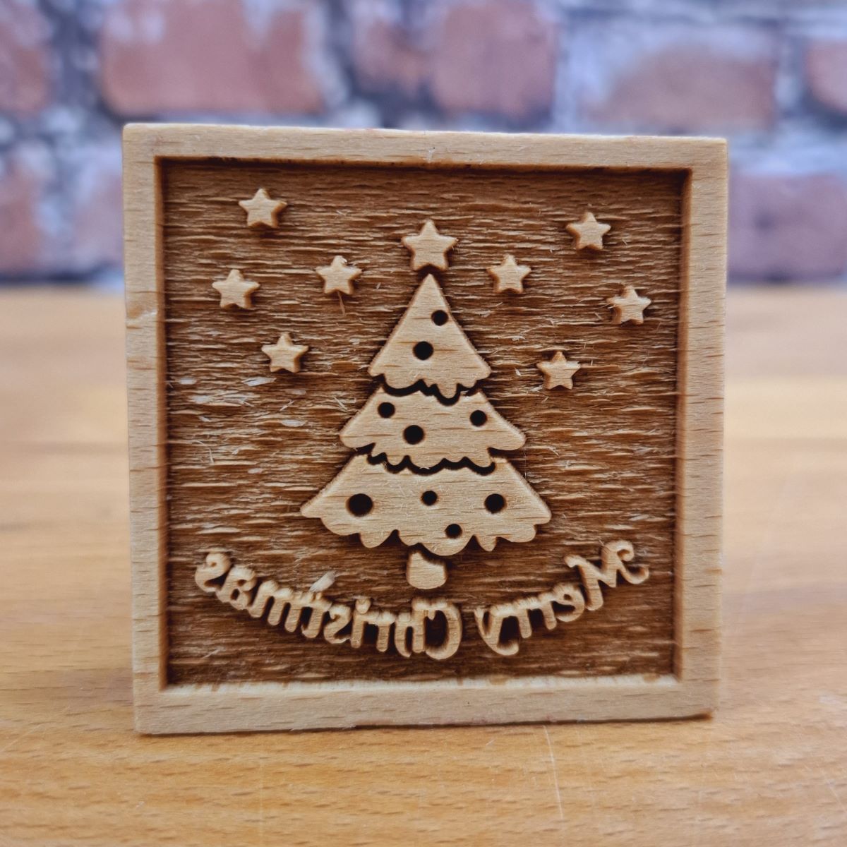 Motiv-Keksstempel "Merry Christmas"
