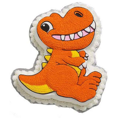 Motivbackform Dino 3D  - da schlagen Kinderherzen höher!
