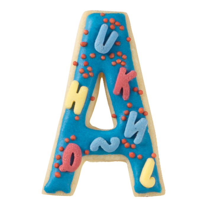 Ausstecher Buchstabe A 6cm Edelstahl