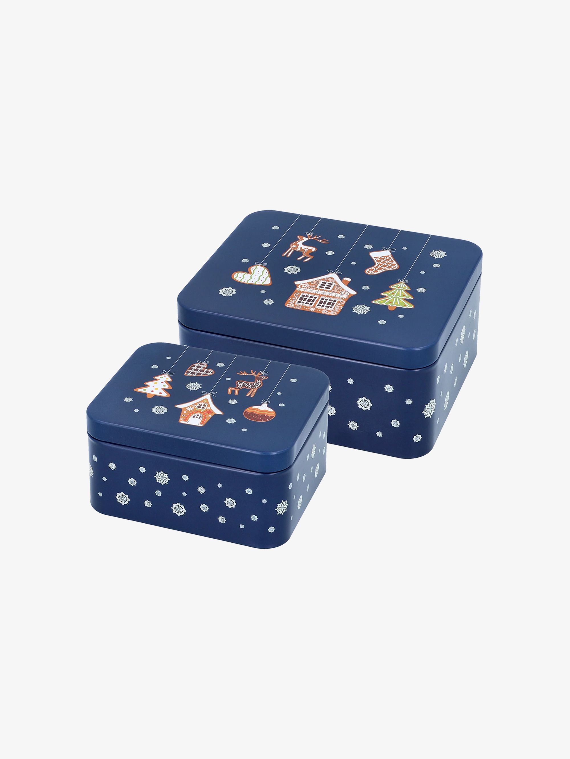 Gebäckdosen-Set, klein - Christmas