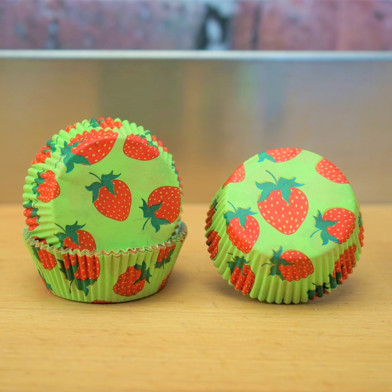 Muffinförmchen Erdbeeren 60 Stück