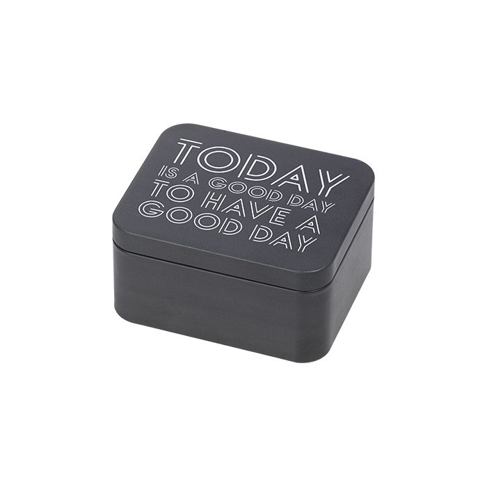 Gebäckdose grau klein