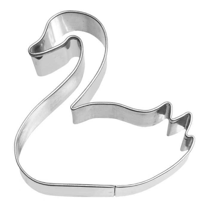 Ausstecher Schwan 7cm Edelstahl