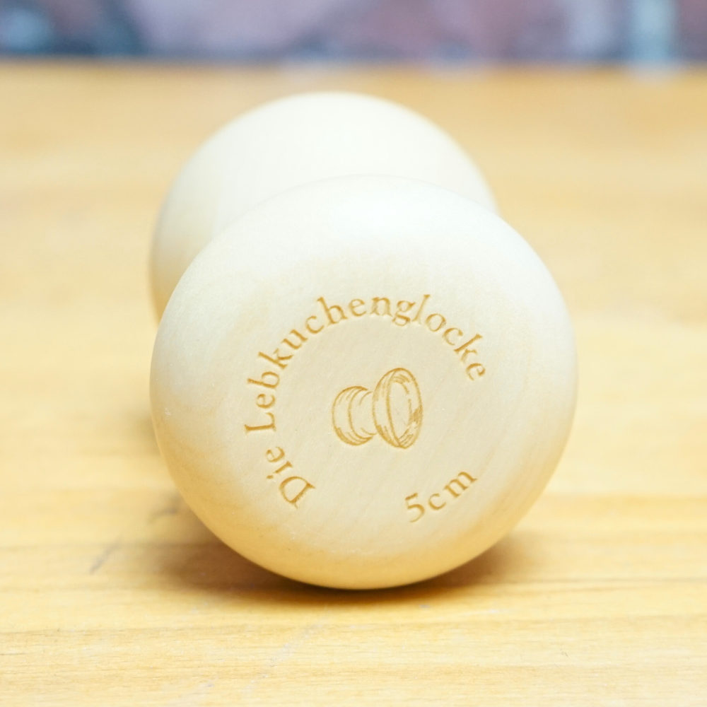 Lebkuchenglocke aus Holz 5cm