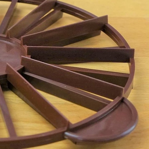 Tortenteiler zweiteilig aus Kunststoff 12/16 tlg.