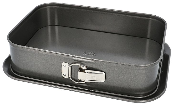 Springform Eckig, 34 x 23,5 cm Höhe 8 cm