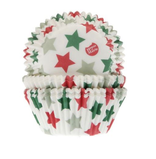 Muffinsförmchen 50 Stück Sterne