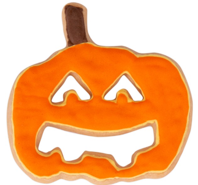 Ausstechform Kürbis mit Gesicht Edelstahl 6,5cm