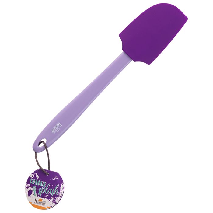 Teigschaber lila, mit Silikonkopf, sehr flexibel