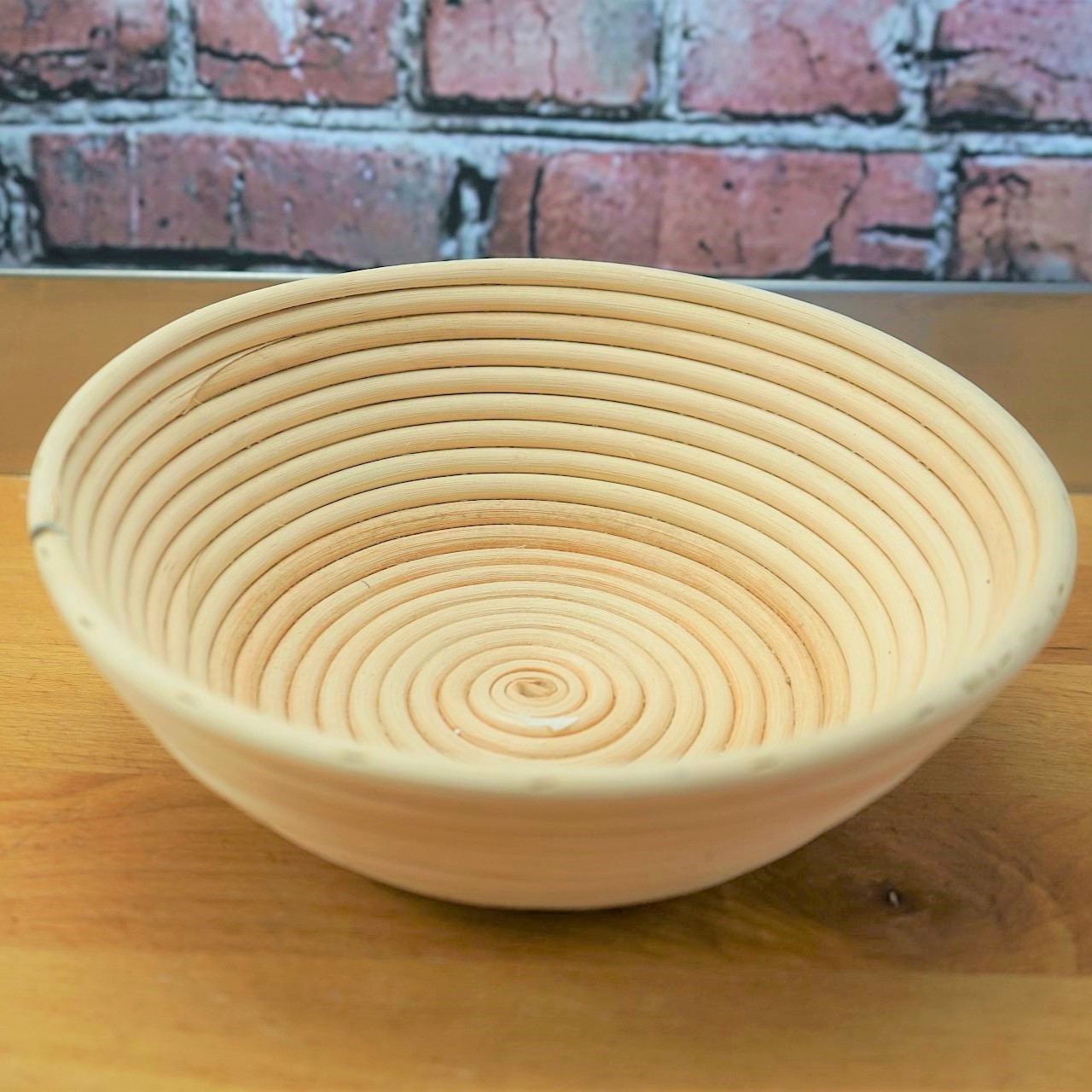 Peddigrohr Gärkorb 30 cm 3,0 kg rund - das nächste Sonntagsfrühstück kann kommen 