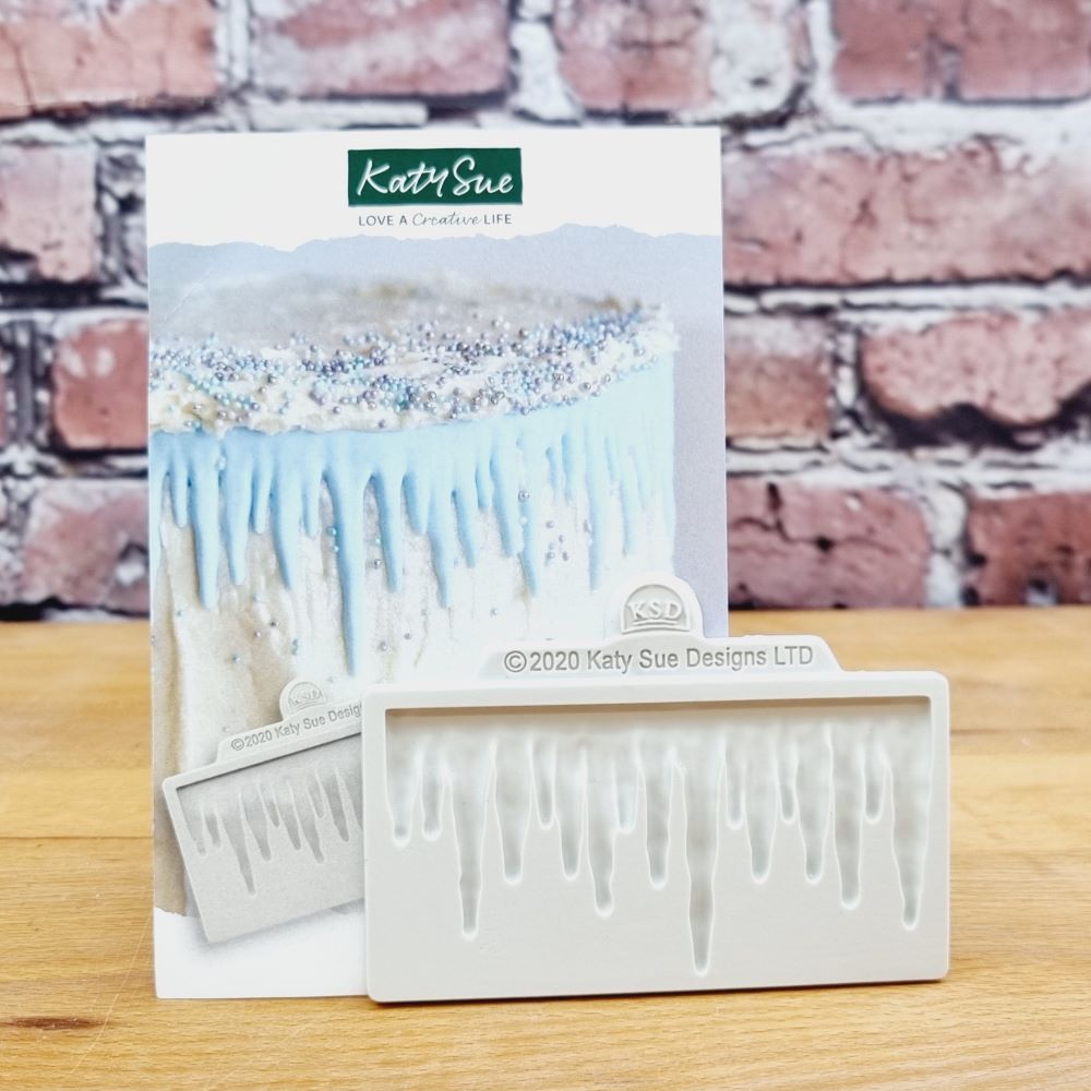 Silikonform zum Modellieren Eiszapfen – zaubere frostige Eistorten!