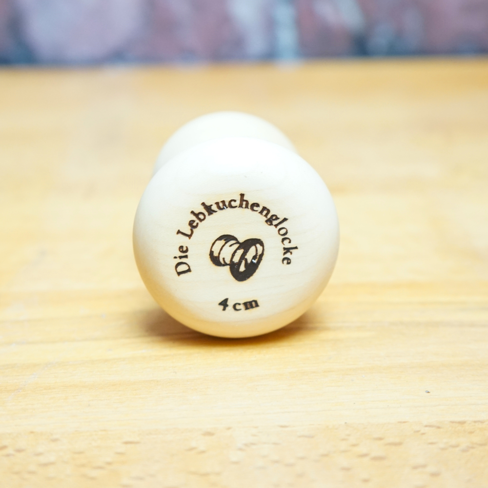 Lebkuchenglocke aus Holz 4cm