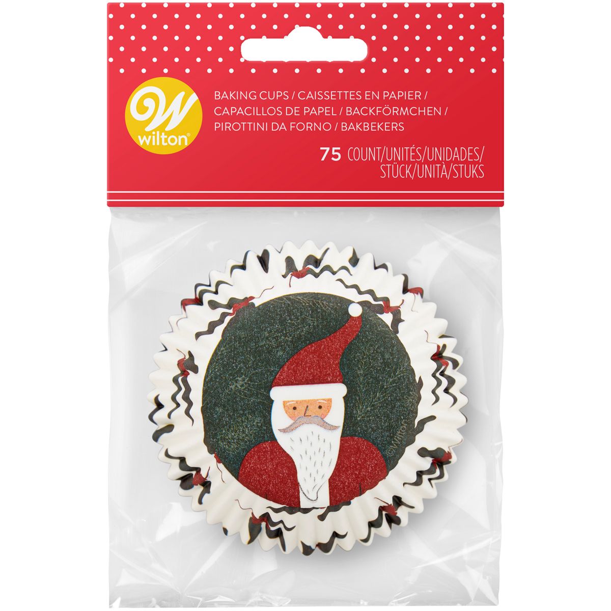 Muffinförmchen Weihnachtsmann 75 Stück