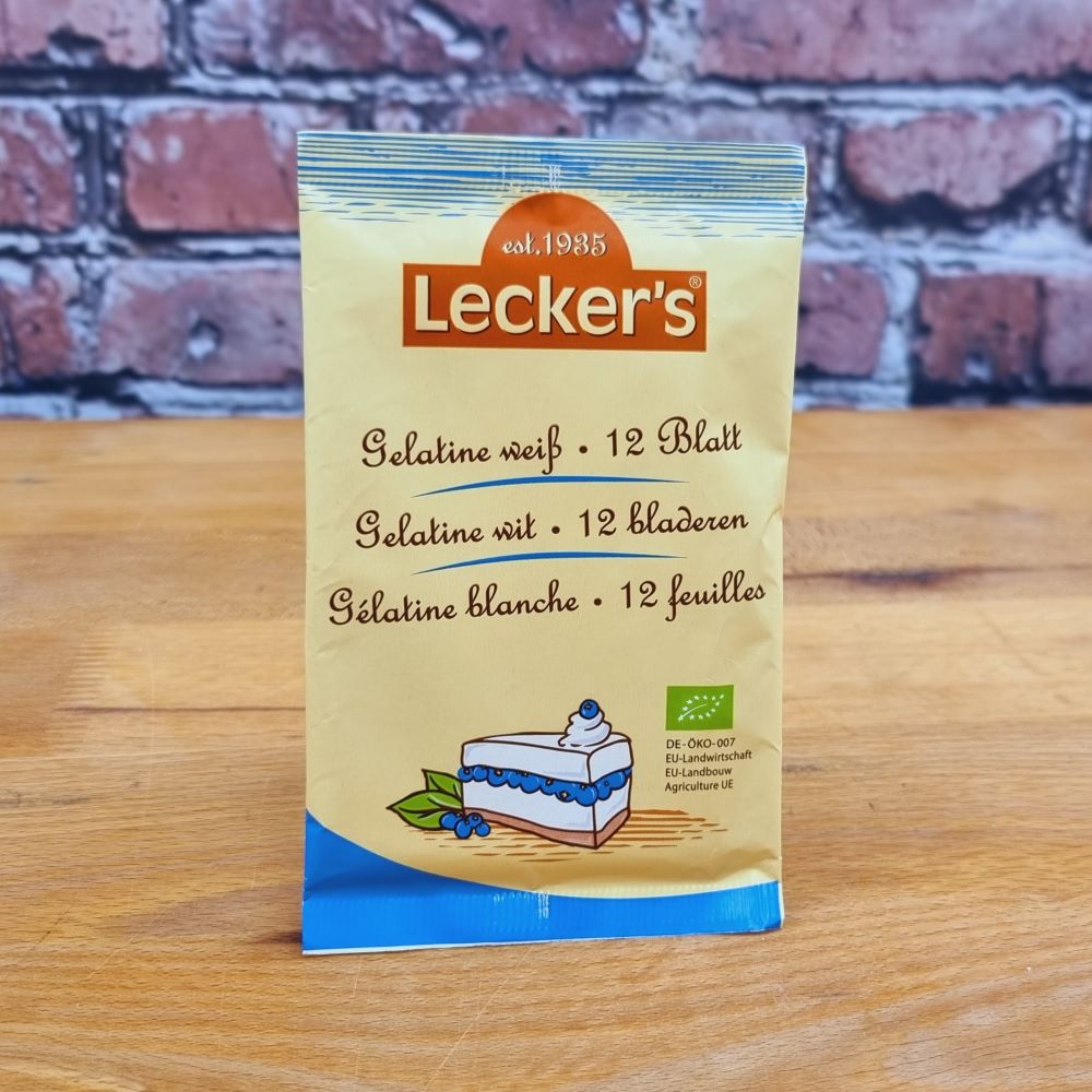 Bio Blattgelatine weiß 12 Blatt