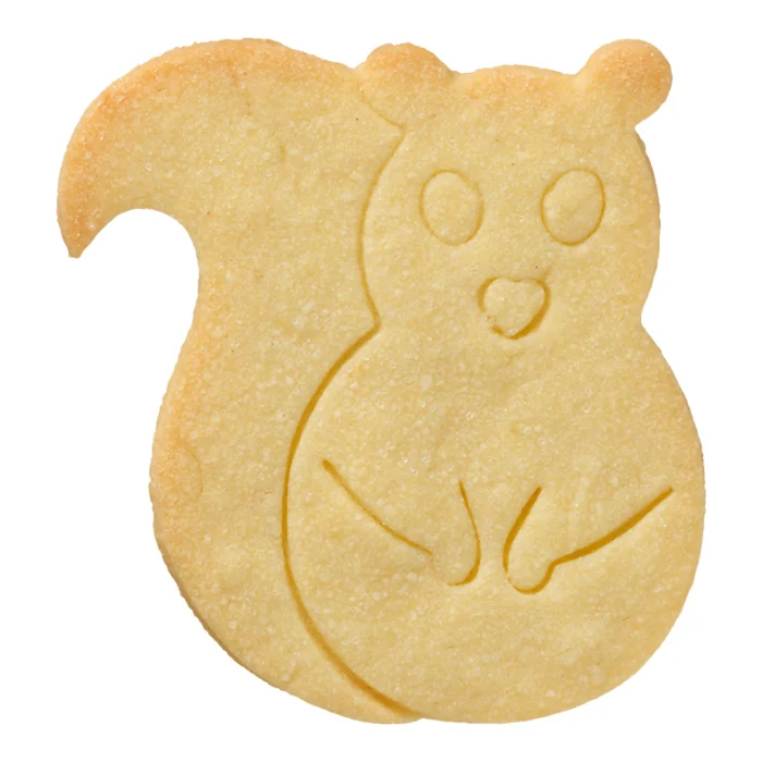 Ausstecher Eichhörnchen m.Innenprägung 9 cm Edelstahl