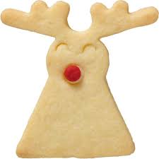 Ausstechform Rentier, geometrisch 6cm, aus Edelstahl