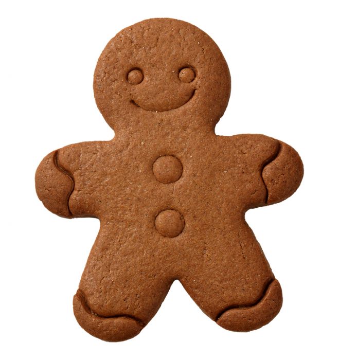 Ausstecher Gingerman mit Innenprägung 12cm Edelstahl