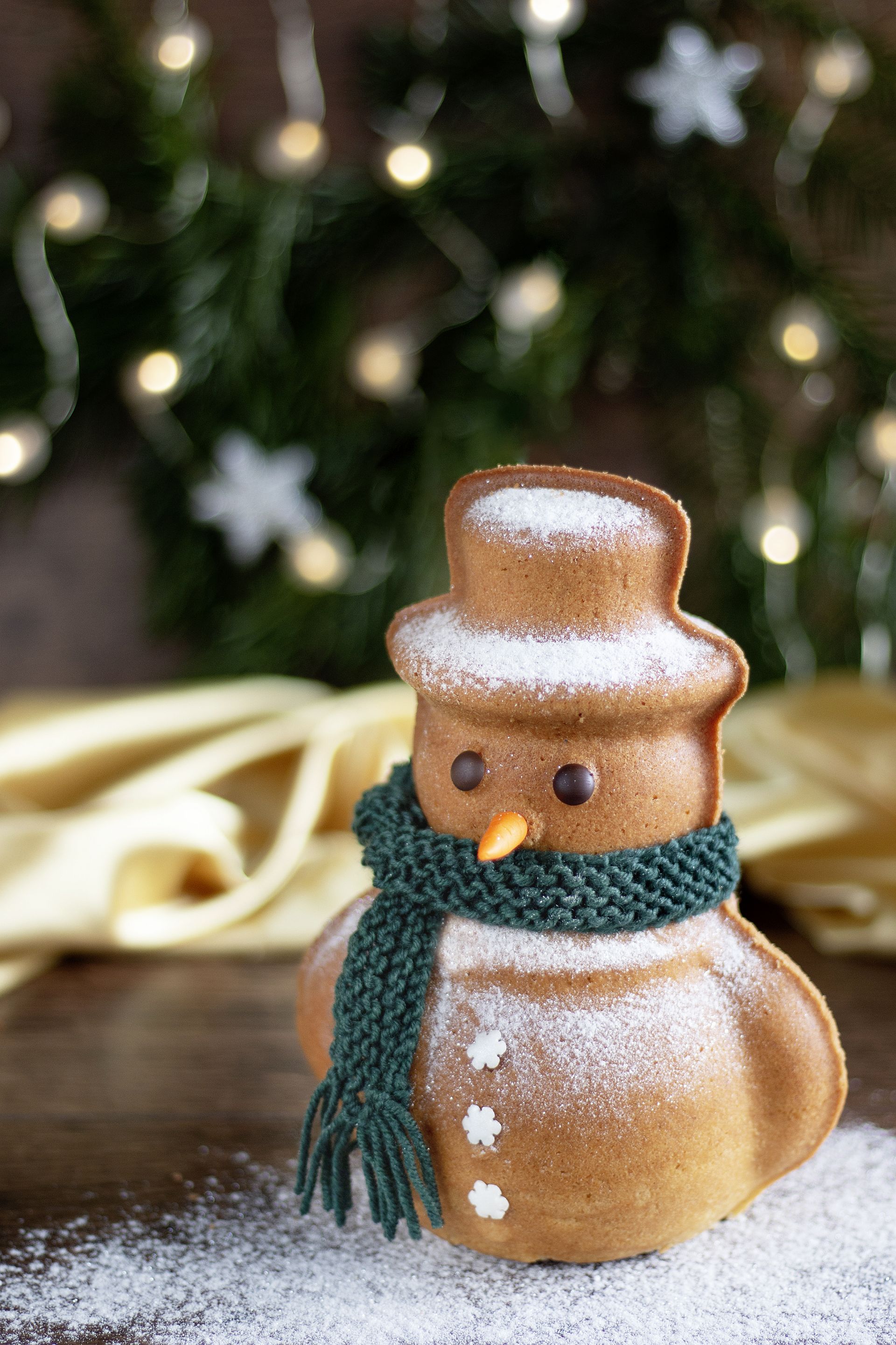 Schneemann 3D-Backform 1000 ml - winterlicher Backspaß für Groß und Klein