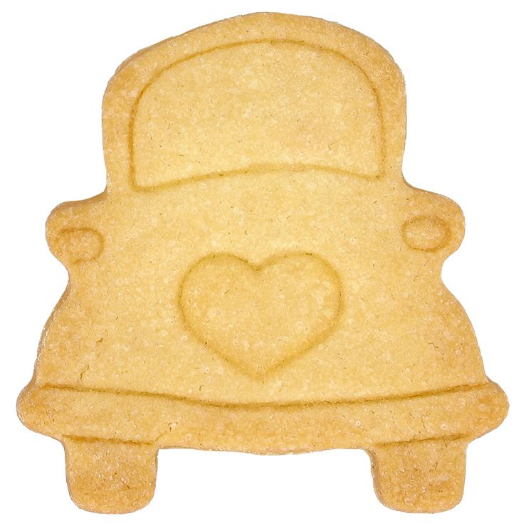 Ausstecher Hochzeitsauto Edelstahl ca. 6cm