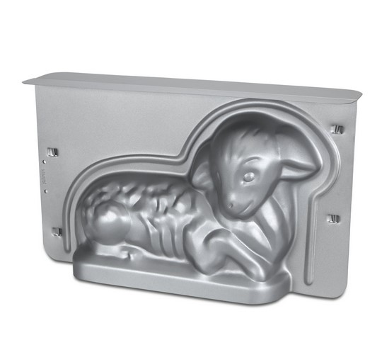 3D-Backform Osterlamm - 2-teilig 13cm hoch