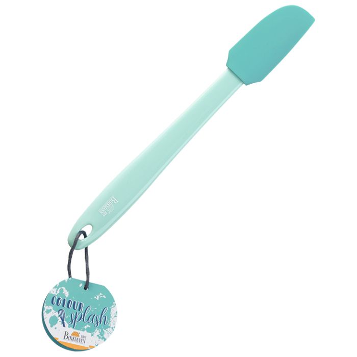 Mini-Teigschaber 27 cm, türkis Silikonkopf mit Kunsstoffgriff