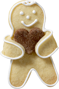 Ausstecher Knuddel-Keks-Gingerman 7cm Edelstahl