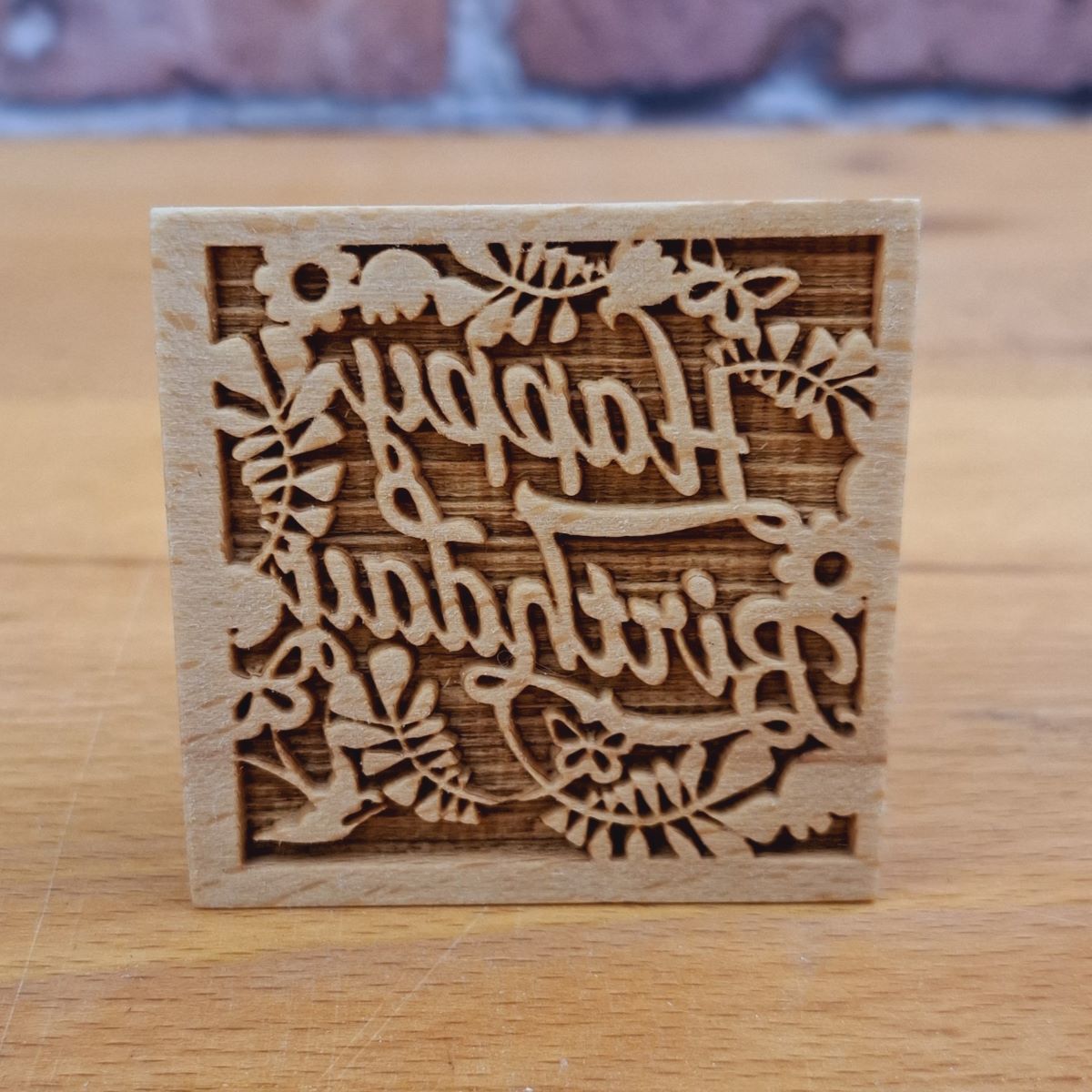 Motiv-Keksstempel "Happy Birthday"