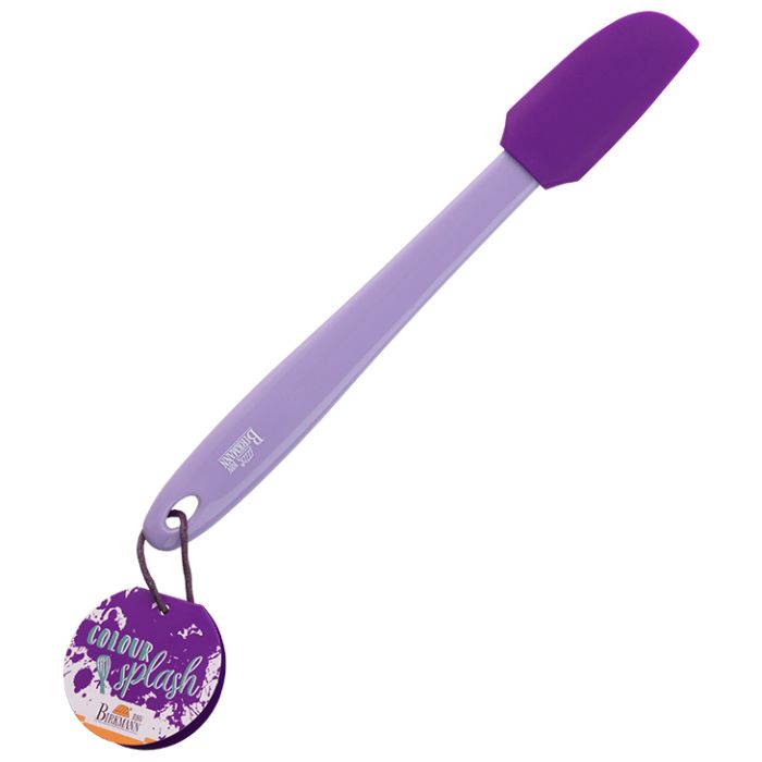 Mini-Teigschaber 27cm mit Silikonkopf in Lila - sehr flexibel