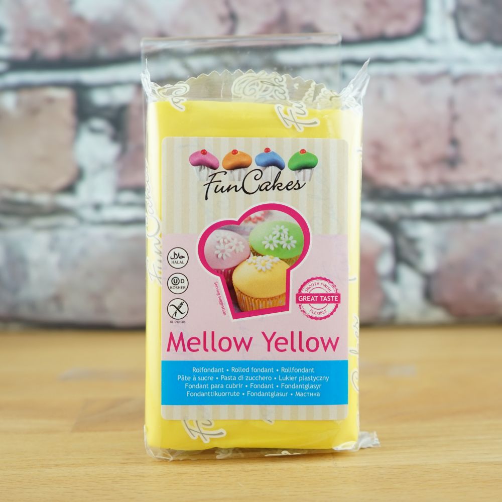 Fondant gelb 250g