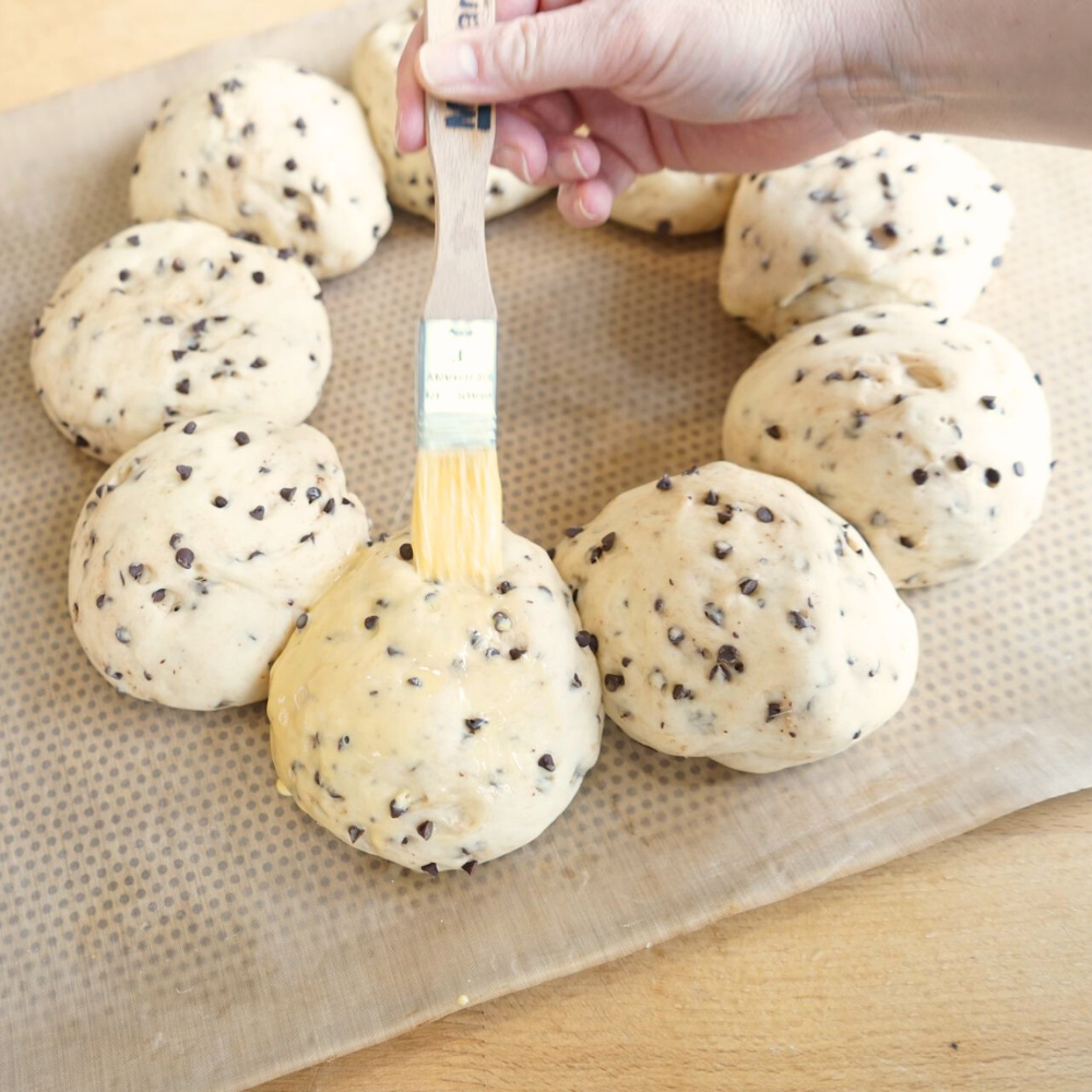 Dinkel-Schokoblume - nicht nur lecker zum Frühstück