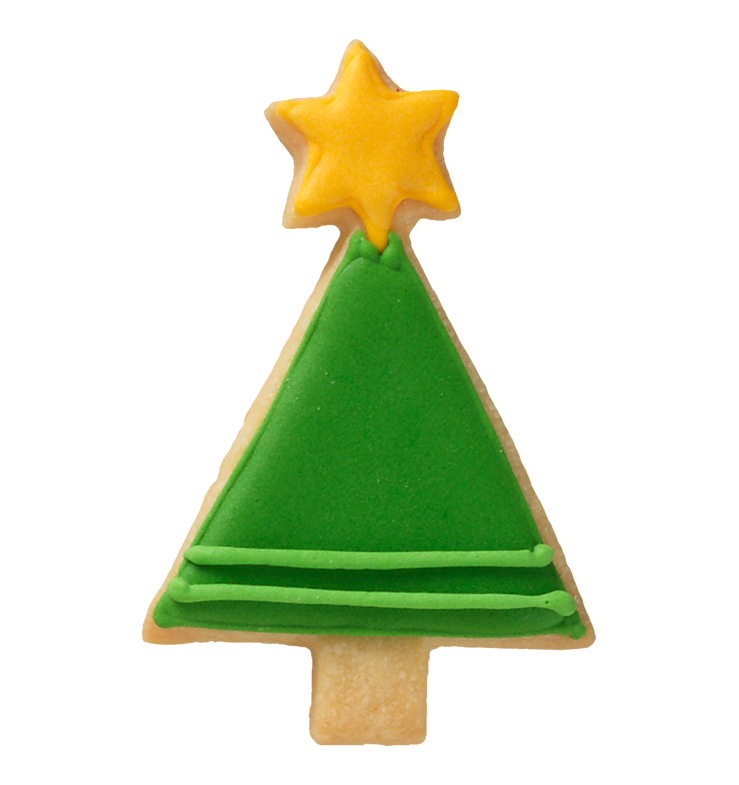 Ausstecher Weihnachtsbaum Geometrisch Edelstahl 7,5 cm