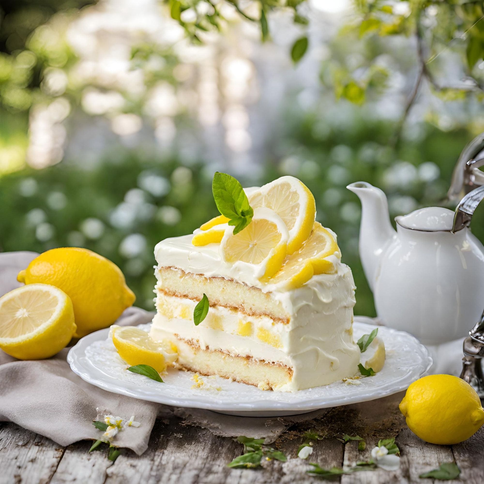 Sahnestand Zitrone 150g - eine erfrischende Sommertorte 