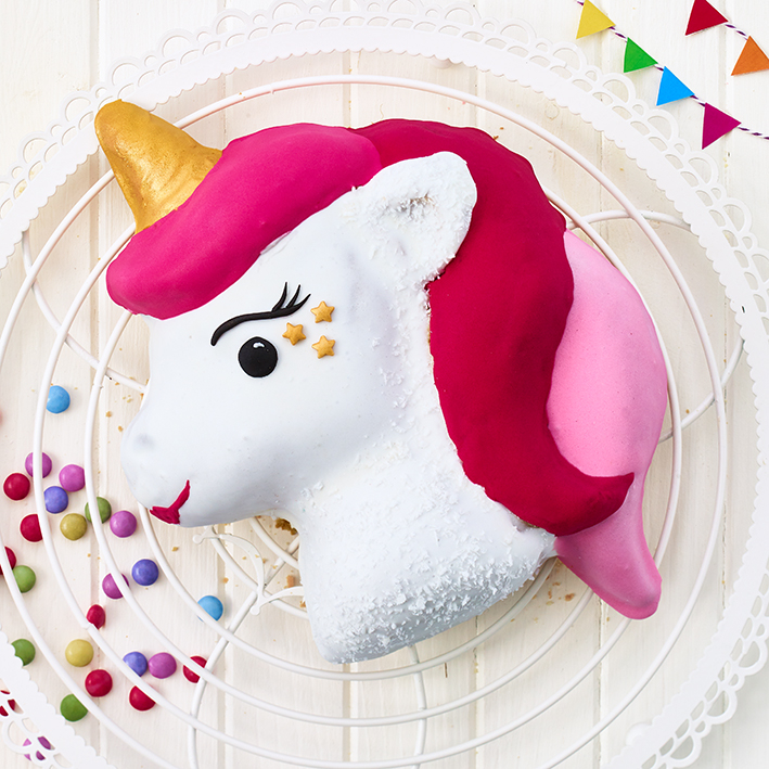 Backform Einhorn 21x23cm Inhalt 1 Liter